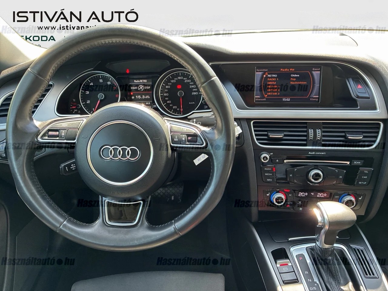 Audi A5 1,8 TFSI 125 kW Baujahr 2013, szürke, 188.300 km, Ungarn — Foto 8 von 13