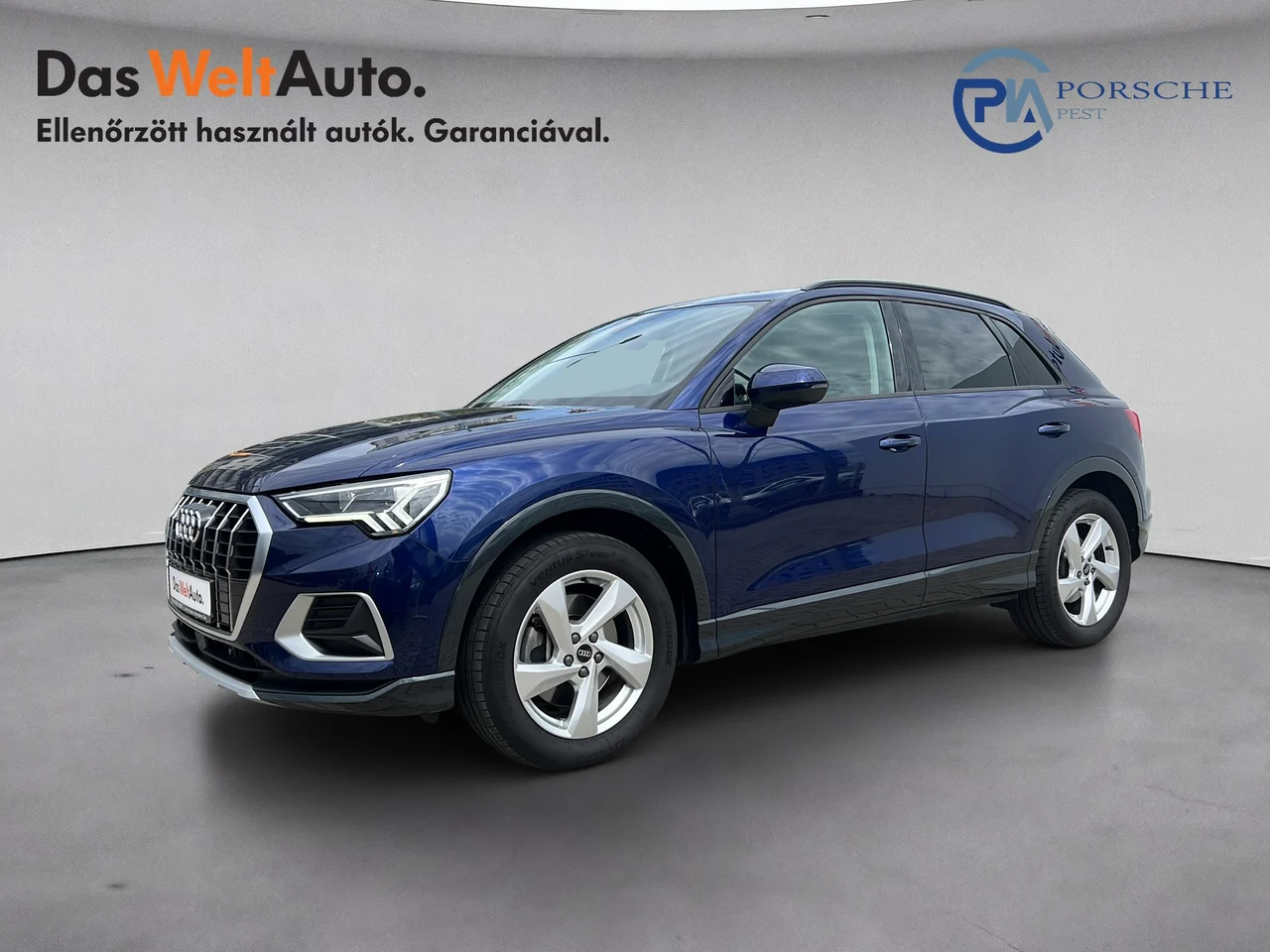 Audi Q3 4x4 2,0 140 kW TFSI Automatik Baujahr 2023, Navarra kék metál, 52.316 km, Ungarn — Foto 1 | AMOTOR Audi Q3 4x4 2,0 140 kW TFSI Automatik Baujahr 2023, Navarra kék metál, 52.316 km, Ungarn — Foto 1