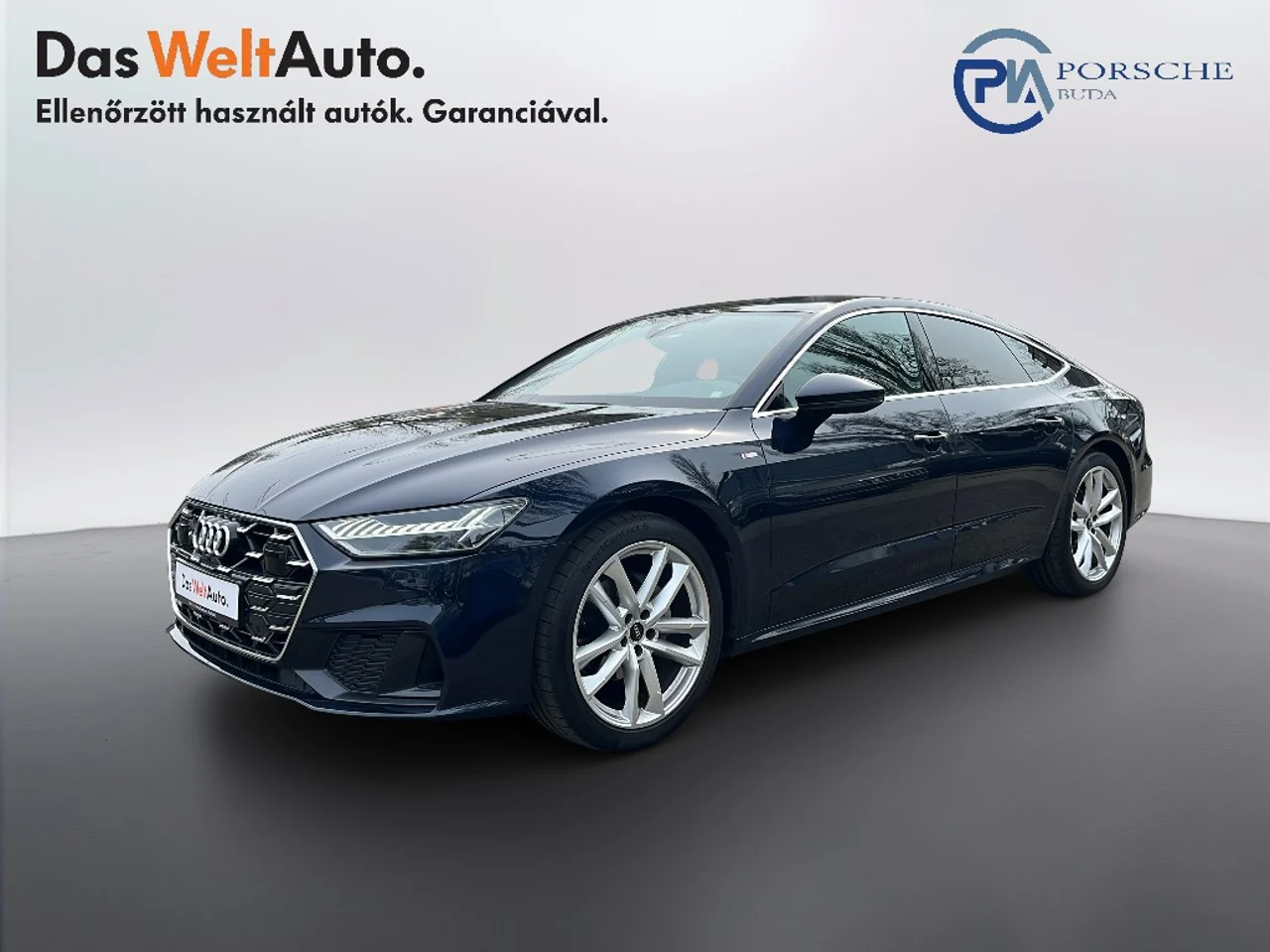 Audi A7 4x4 2,0 150 kW TDI Automatik Baujahr 2024, Égboltkék metál, 26.677 km, Ungarn — Foto 1 von 26