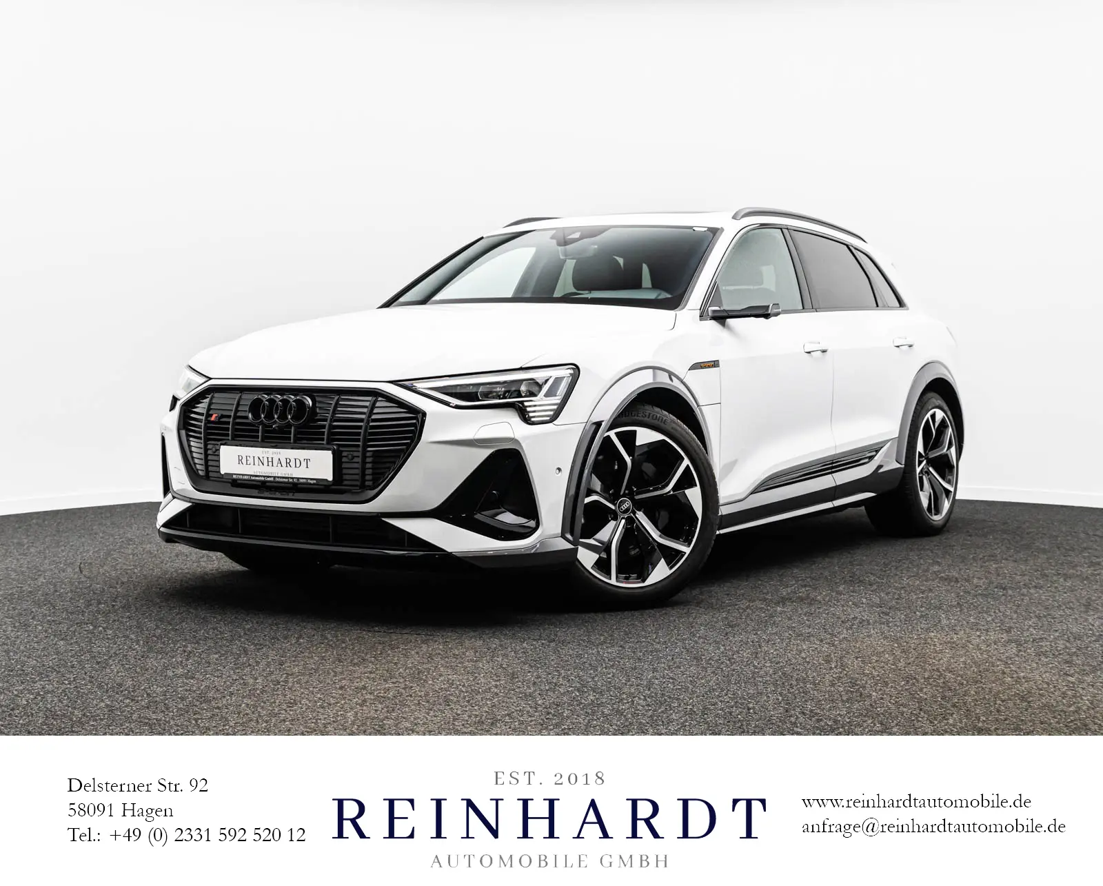 Audi E Tron 4x4 370 kW Automatik Baujahr 2023, weiß, 55.126 km, Deutschland — Foto 2 von 30