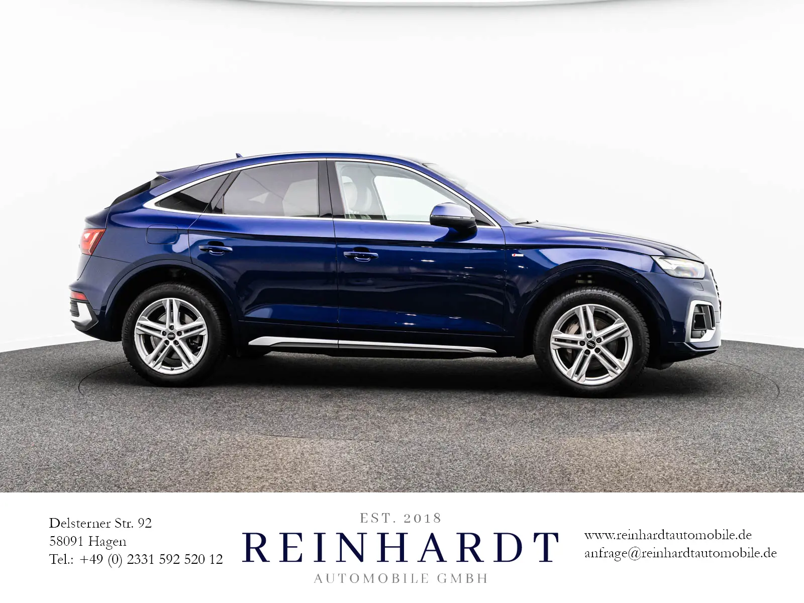 Audi Q5 4x4 3,0 210 kW Automatik Baujahr 2022, blau, 31.176 km, Deutschland — Foto 5 von 29