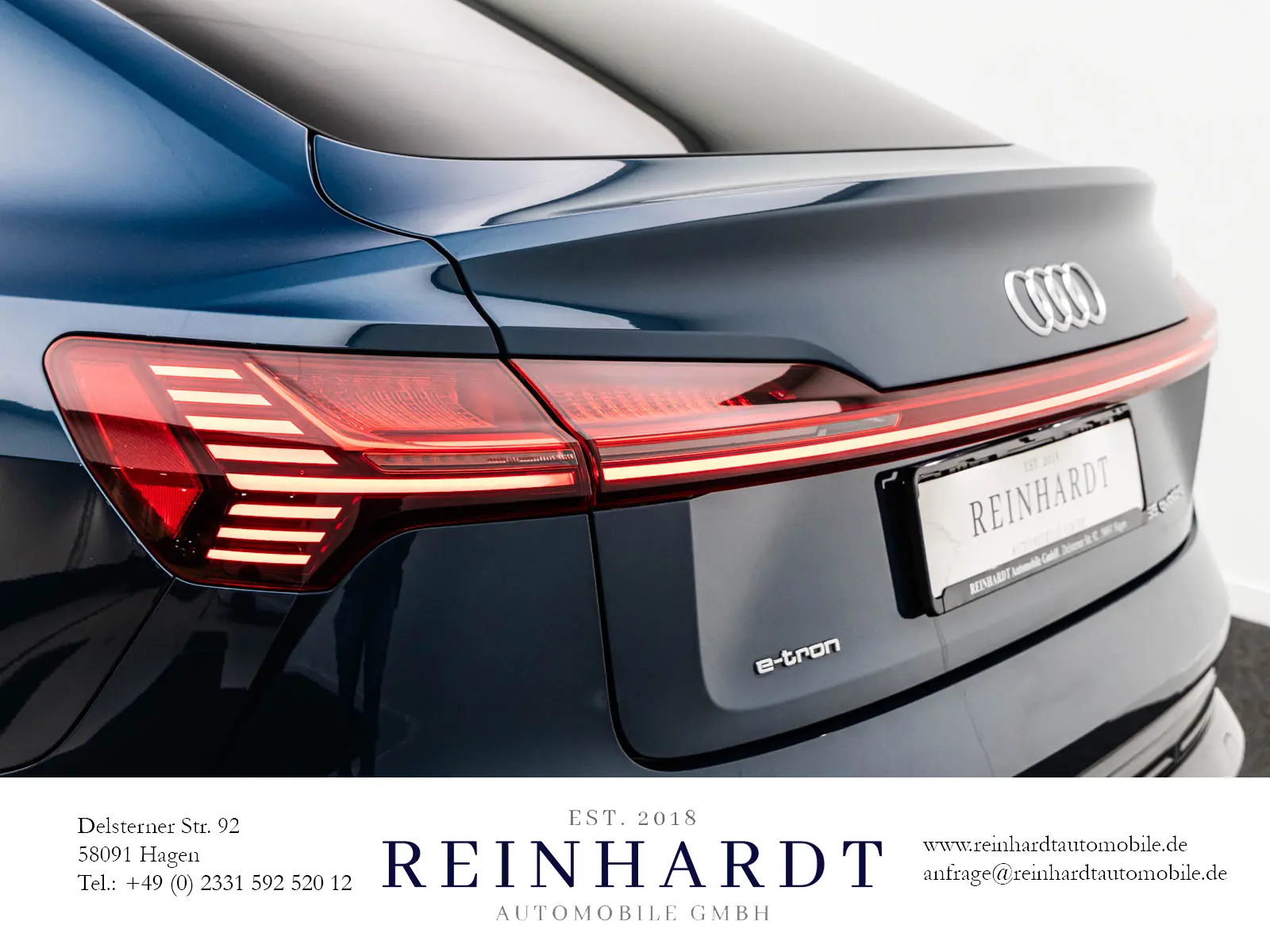 Audi E Tron 4x4 300 kW Automatik Baujahr 2022, blau, 66.978 km, Deutschland — Foto 11 von 37