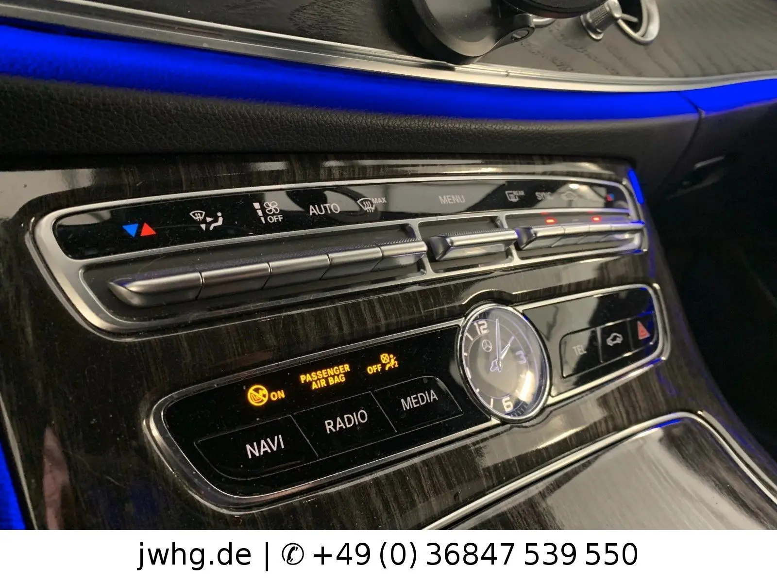 Mercedes-Benz Třída E 4x4 2,9 250 kW Automatik Baujahr 2019, schwarz, 99.800 km, Deutschland — Foto 11 von 21
