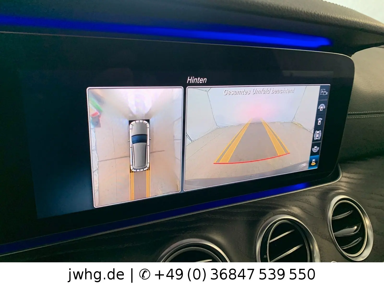 Mercedes-Benz Třída E 4x4 2,9 250 kW Automatik Baujahr 2019, schwarz, 99.800 km, Deutschland — Foto 15 von 21